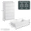 Vida Designs (White) Glinton Modern 5 Drawer Chest Bedroom Home Storage 2