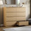 Vida Designs (Pine) Denver 8 Drawer Wide Chest Bedroom Storage Unit 5