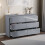Vida Designs (Grey) Glinton Modern 6 Drawer Chest Bedroom Home Storage 6
