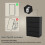 Vida Designs (Black) Denver 4 Drawer Chest Bedroom Storage Unit 8