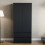 Vida Designs (Black) Denver 2 Door 2 Drawer Wardrobe Bedroom Storage 6
