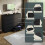 Vida Designs (Black) Denver 8 Drawer Wide Chest Bedroom Storage Unit 7