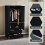 Vida Designs (Black) Glinton 2 Door 2 Drawer Wardrobe Bedroom Storage 7