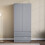 Vida Designs (Grey) Glinton 2 Door 2 Drawer Wardrobe Bedroom Storage 6