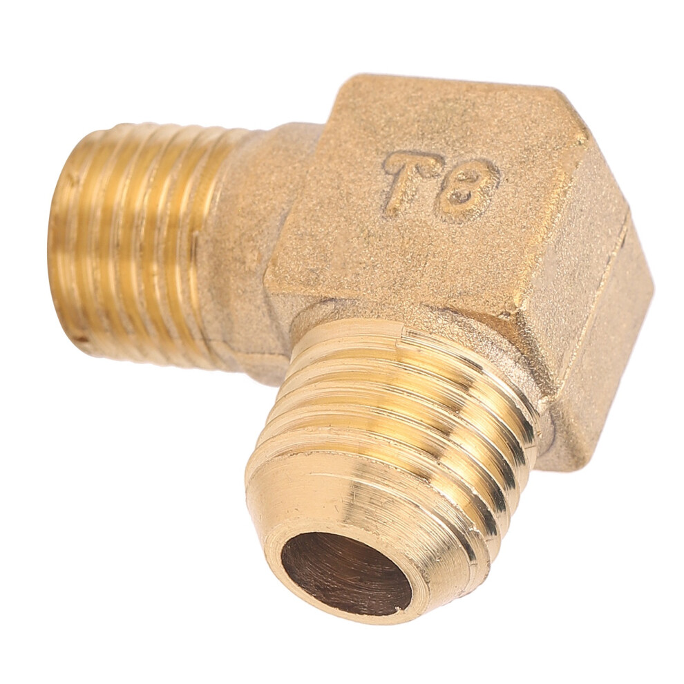 Air Compressor Brass Elbow 90 Threaded Fitting 13 X 14Mm High Performance 6931378631685