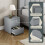 Vida Designs (Grey) Denver 2 Drawer Bedside Chest Side End Cabinet 7