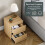 Vida Designs (Pine) Denver 2 Drawer Bedside Chest Side End Cabinet 4