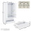 Vida Designs (White) Denver 2 Door 2 Drawer Wardrobe Bedroom Storage 2