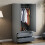 Vida Designs (Grey) Denver 2 Door 2 Drawer Wardrobe Bedroom Storage 3