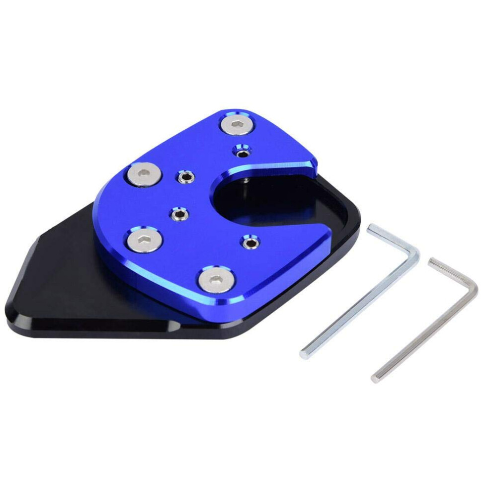 Motorcycle Kickstand Extension Side Stand Enlarger For Honda Nc750x Xadv 1719 Aluminum Stable Parking Blue 9094768765685