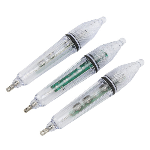 3er-Pack LED Unterwasser-Fischereilicht Köderlampe mit 480mAh Akku 2