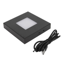Artistic Display Solution, High Quality Abs Plastic Ensures Durability, Compact Size Base With Flat Top Surface, Multiple Lighting Modes Including Tou