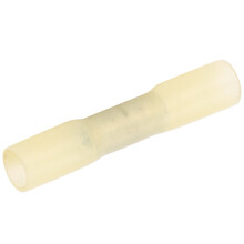 50 Pcs Waterproof Heat Shrink Butt Connectors Kit, 12-10 AWG, Yellow