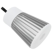 2000mAh Handheld Mosquito Zapper Light Gray White USB Charging Port