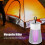 2000mAh Handheld Mosquito Zapper Light Gray White USB Charging Port 9