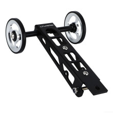 Easy Wheel for Folding Bikes, Aluminium Alloy Construction, Silver