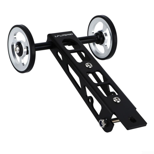 Easy Wheel for Folding Bikes, Aluminium Alloy Construction, Silver