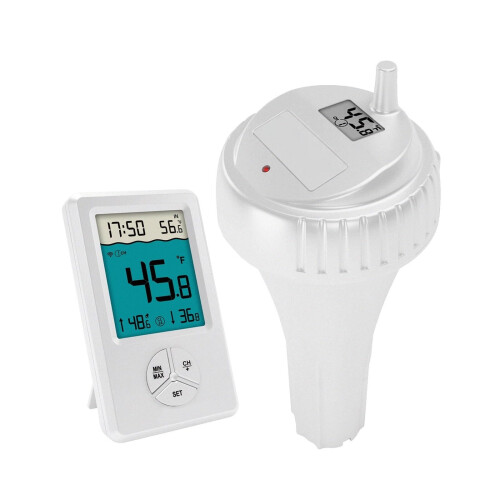 Wireless Floating Pool Thermometer Precision Sensor IPX8 Waterproof for Pool Hot Tub