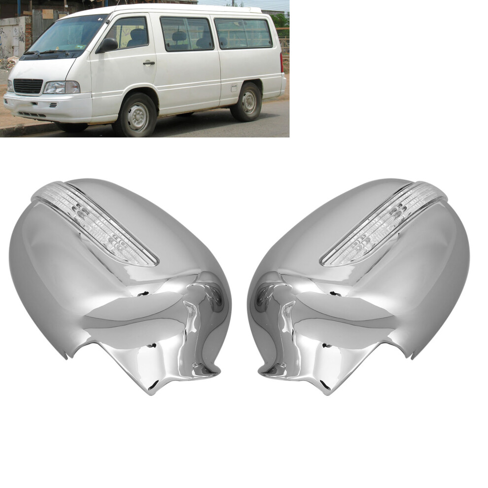 2Pcs Chrome Rearview Mirror Cover For Benz Istana Mb100 With Led Lighting 9411378637339