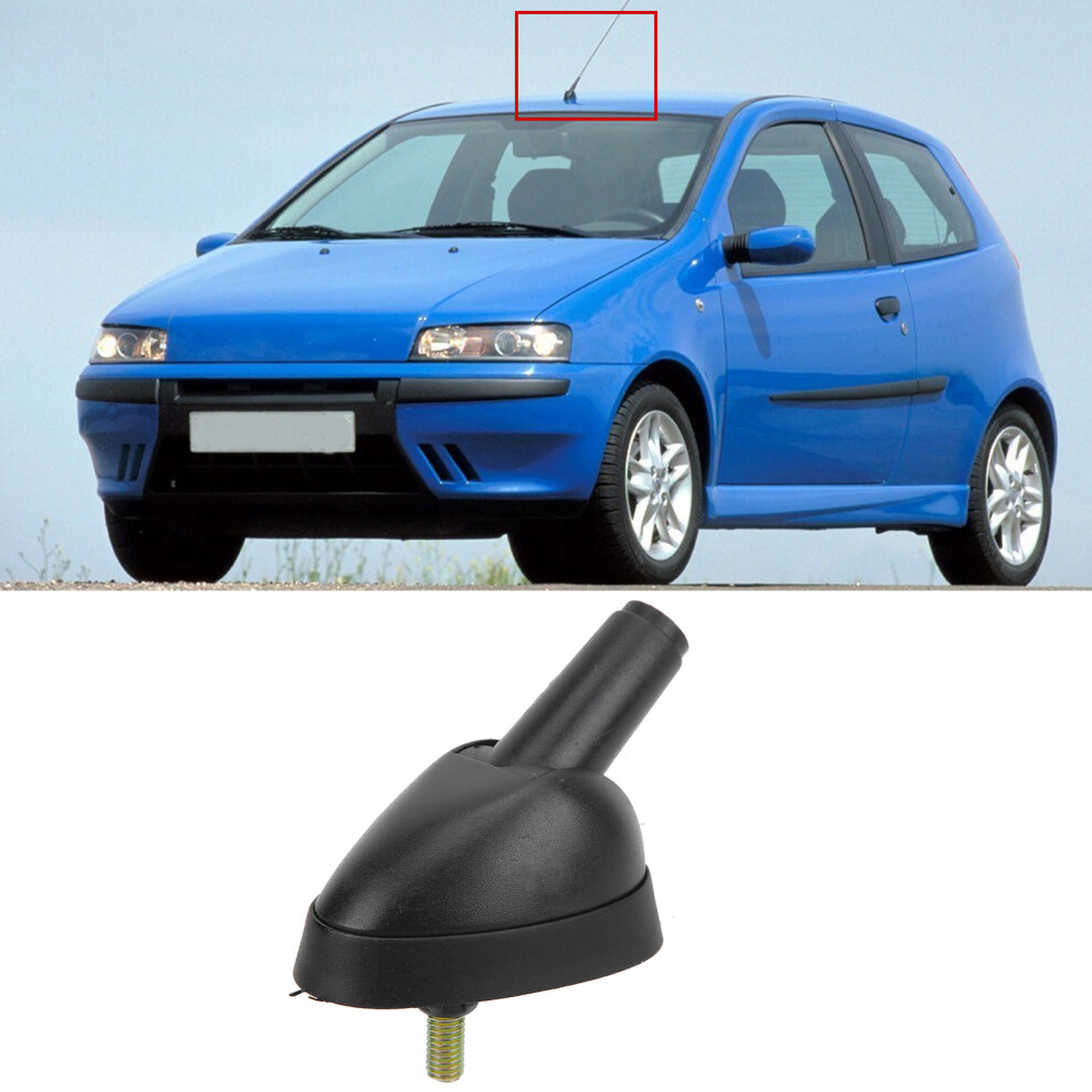 Car Antenna Base Adapter Fit For Fiat Punto/Doblo/Brava/Bravo/Seicento Black 6941378637709