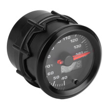 2 in Water Temp Gauge for 12V Cars 40-140 Multi-Color LED Display