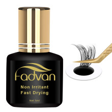 Professional Eyelash Extension Glue 5ml Black Quick Dry Hypoallergenic Waterproof False Lash Adhesive