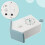 Modern Cuckoo Clock White and Grey Minimalist Design Battery Powered with Adjustable Volume Chime 2