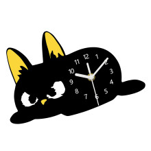 Horloge de Table pour chats, horloges d'étagère de bureau,