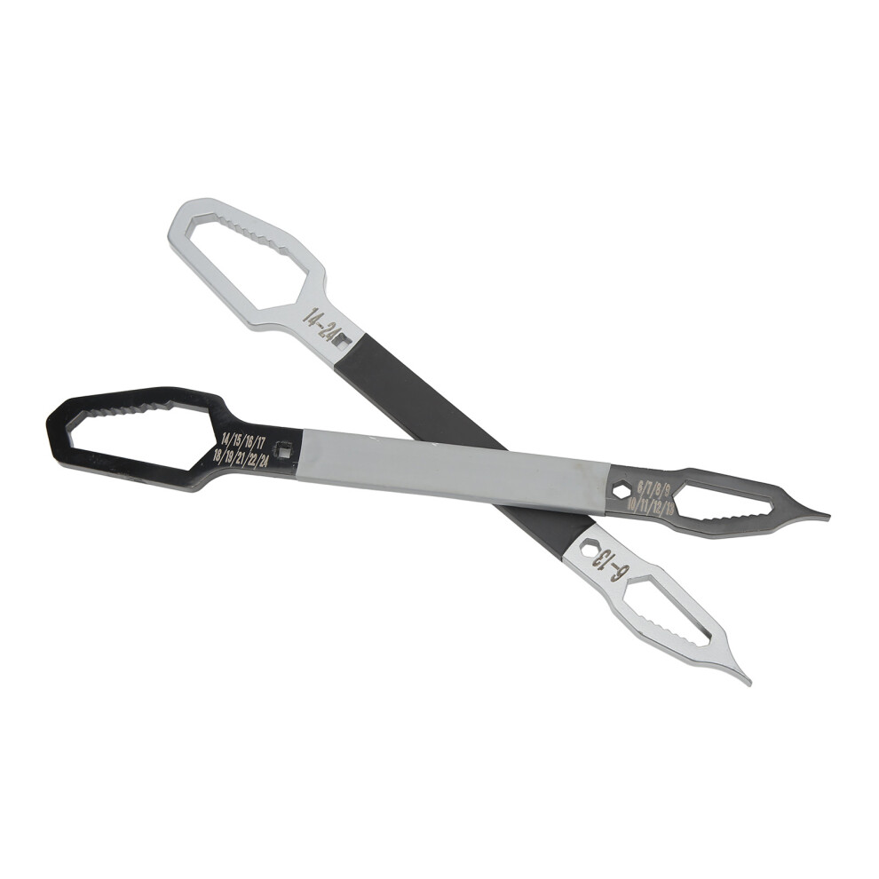 Compact 2Pcs Wrench Set 6Â24Mm: Reliable For Various Repairs 4651375046030