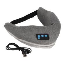 Sleep Headphones, Soft Breathable Wireless Music Headband with HD Stereo Sound, 24-Hour Battery Life, Perfect Light Blockout for Meditation, Yoga,