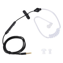 Safe Listening Air Tube Headphones, Noise Cancelling Professional In-Ear Single Earbud for Anti-Radiation Protection, Acoustic Tube Earpiece, Perfect