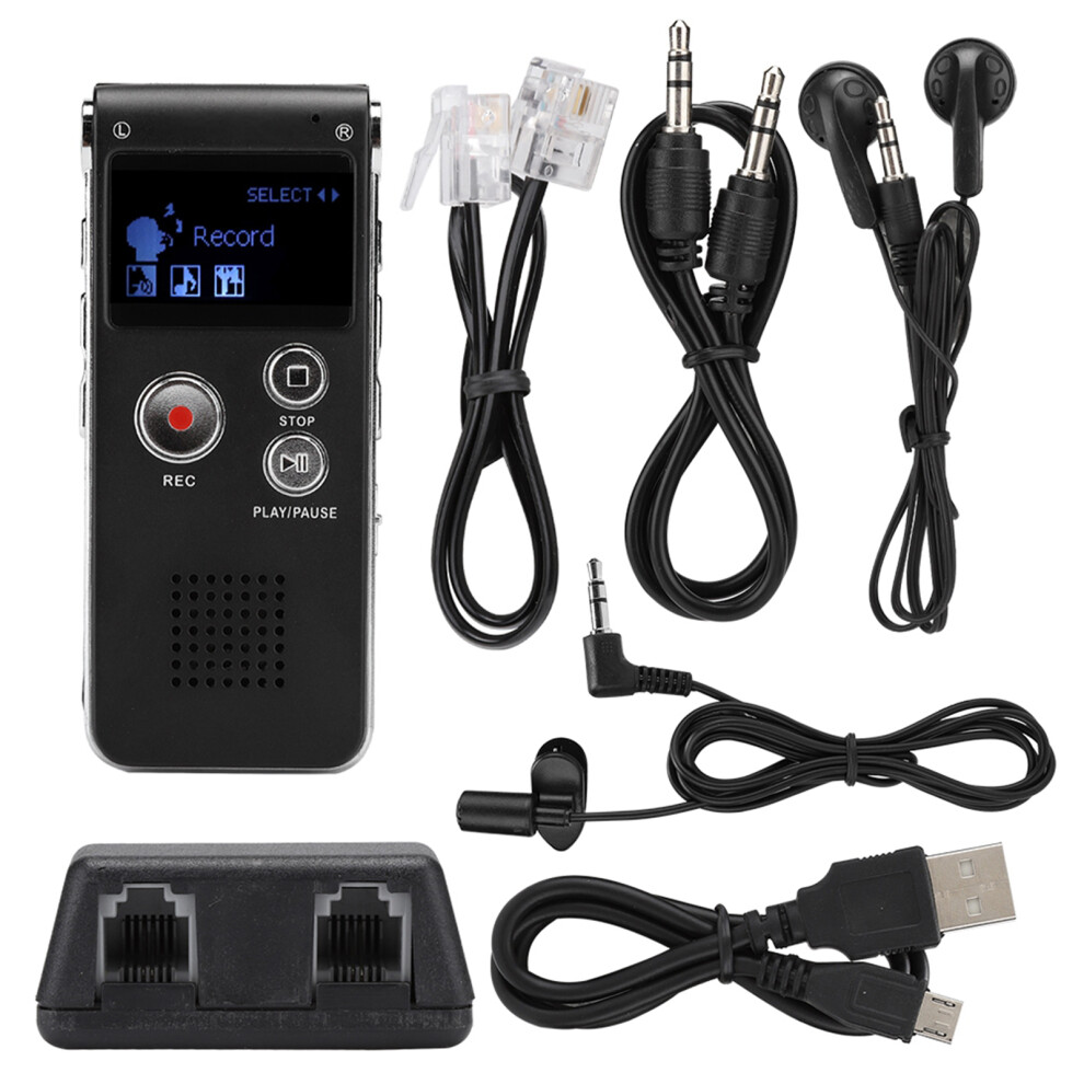 Digital Voice Recorder, High-Definition Noise Reduction Omn Directional Stereo Microphone For Lectures Meetings Interviews - Multi-Function Recording 9012494152739