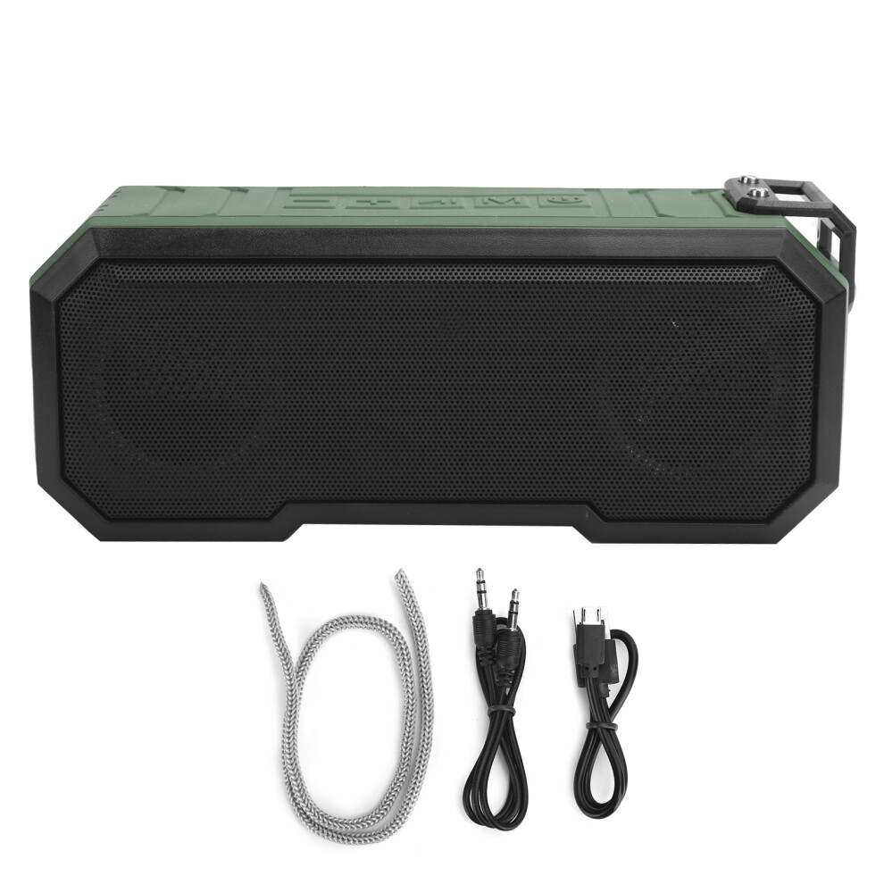 All Weather Bluetooth Speaker For Adventure Seekers, Ipx7 Waterproof Wireless Speaker With Tws Mode And Usb Power Bank, High Definition Sound With Voi 9012494036541