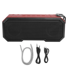 Enceinte Bluetooth sans fil pour une utilisation en extérieur, étanche IPX7, portable, avec appairage TWS et microphone intégré, longue autonomie