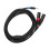 Καλώδιο XLR για σύνδεση μικροφώνου, TRS Jack Noise Cancellation, επιχρυσωμένες υποδοχές, 7