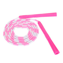 Corde à sauter pour équipement de fitness et d'exercice, matériau de qualité supérieure, corde souple à perles anti-nœuds, longueur ajustable,