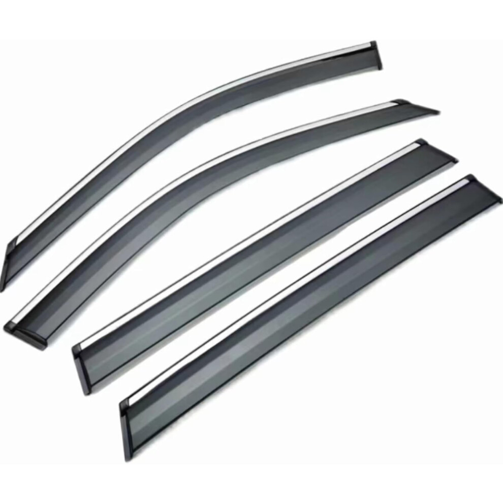 Vent Window Visors For Volkswagen Tiguan 20102017, Waterproof Rain Guard Side Wind Deflectors 9347817386769