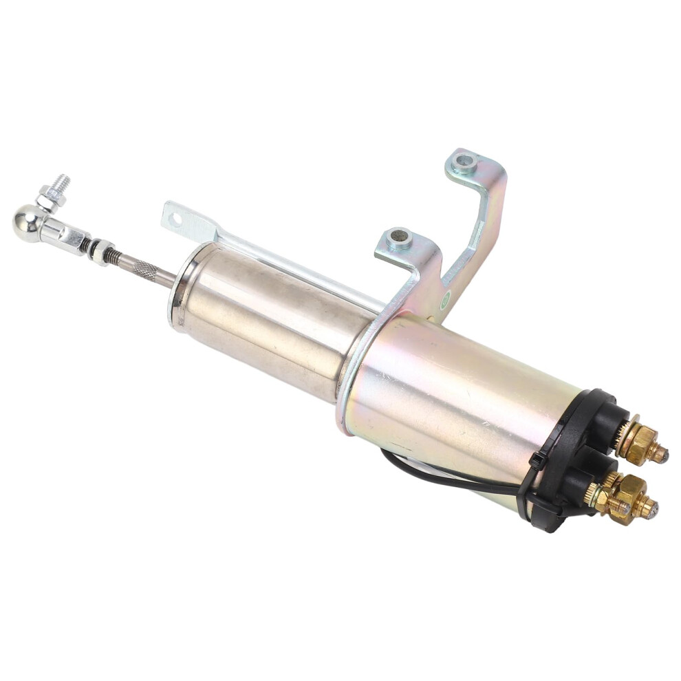 12V Fuel Shut Off Solenoid A044f796 Diesel Engine Stop Valve For Excavator, Durable Easy Install 9199774511407