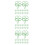60Stk Metall Papierclips Shamrock Grün Büro Organizer Accessoire 4
