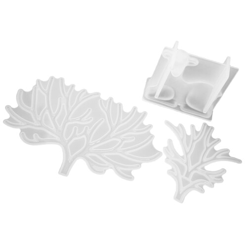 3Sets Weiß Silikon Gießformen Hirschgeweih Für Basteln 1