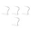 4St Doll Display Stand Transparant Plastic Voor Modelfiguren Display 9