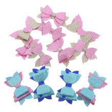 24St Metal Strik Haarclips Met Glitter En Kleurrijk