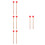 4Paren Paar Drum Mallets Voor Xylofoon Marimba Percussie 7