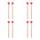 4Paren Paar Drum Mallets Voor Xylofoon Marimba Percussie 10