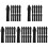 125Pcs Black Pencil Pouch Drawstring Pen Bag Thicker Flannel Durable 3