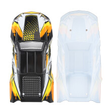 Haltbarer PVC 1/16 RC-Auto-Gehäuseschale für SCY 16101PRO Orange Ersatzteilen