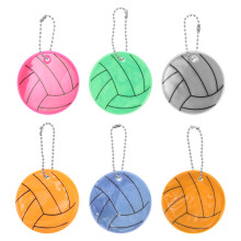 24Stk PVC Volleyball Charms Reflektierend Bunt Für Party Und Rucksack
