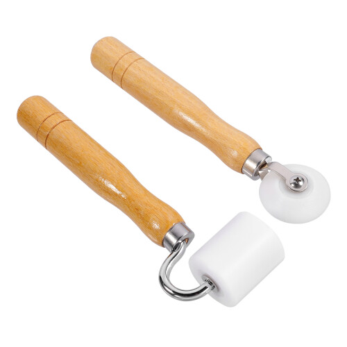 4Pcs High Grade Khaki Construction Seam Roller Wheel for Wallpaper Use 1