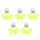 5Pcs Windproof Orange Badminton Shuttlecocks Durable Sport Equipment 9