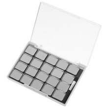 4Stk Leichte Transparente Make-Up-Palette Mit Magnetischem Facheinsatz